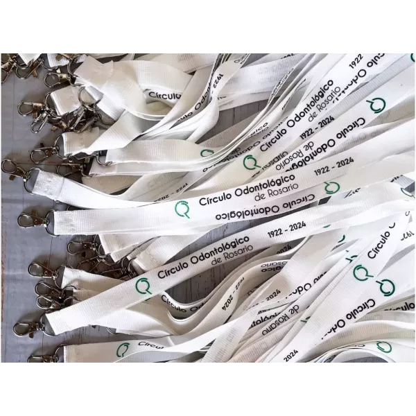 Cinta raso frente con gancho x 30 unidades